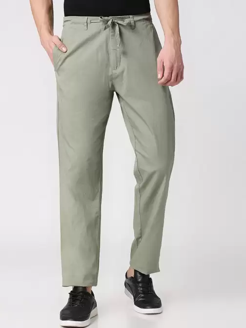 Men Cotton Regular Trousers - image 5