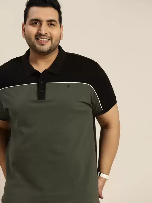 Plus Size Polo Collar T-shirt - image 5