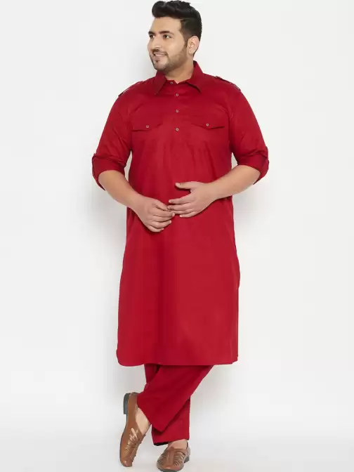 Men Pathani Kurta With Pyjamas - image 5