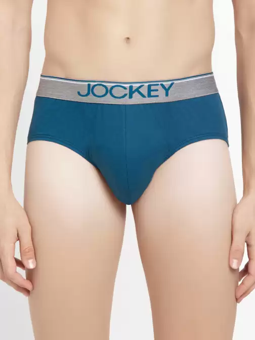 Men Solid Super Combed Cotton Basic Briefs - image 5