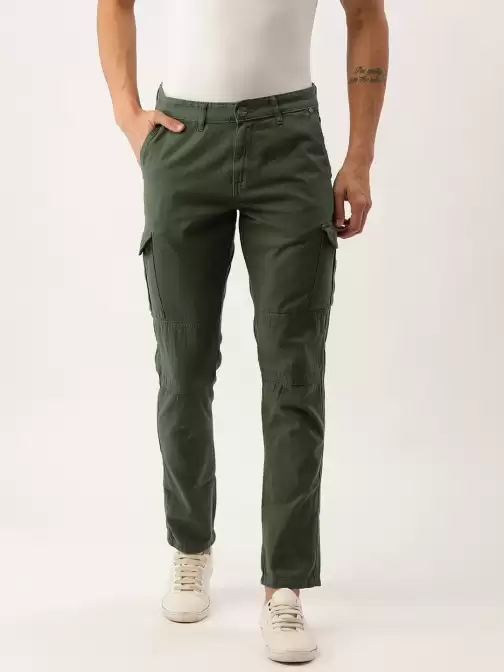 Men Slim Fit Cargos Trousers - image 5
