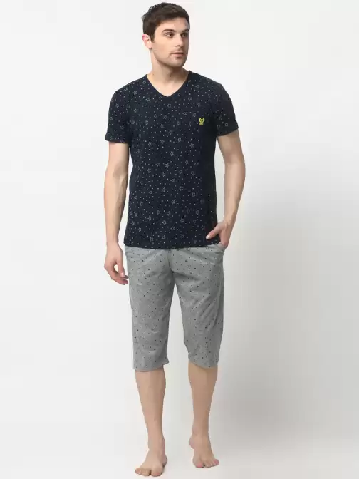 Men Cotton Blend Night Suit - image 5