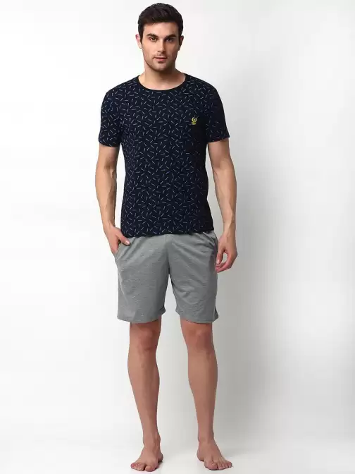 Men Printed Night suit - image 5