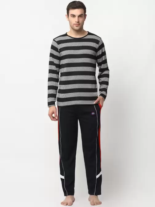 Men Pure Cotton Night Suit - image 5
