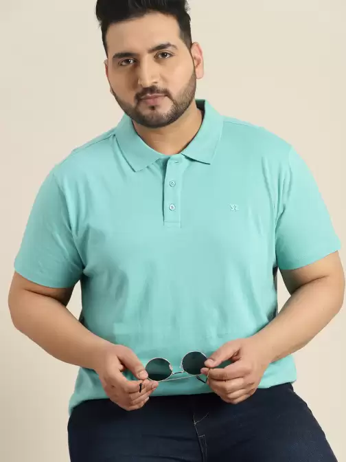Men Plus Size Polo T-shirt