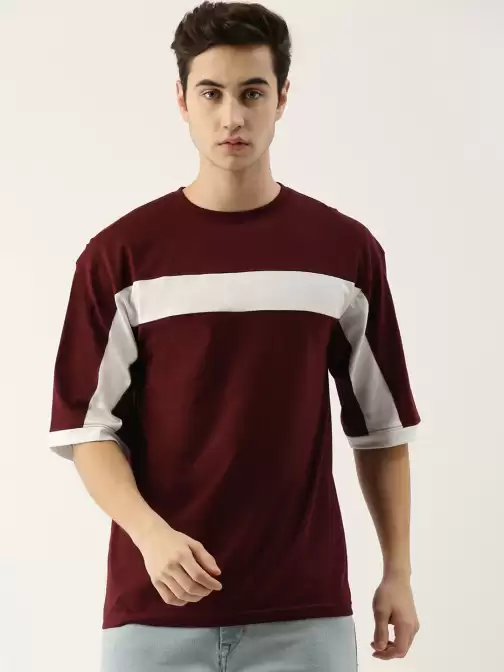 Men Striped Slim Fit T-shirt - image 5