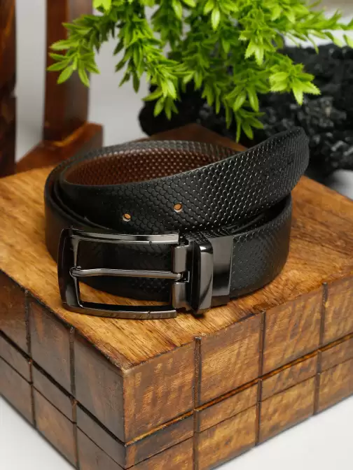 Men Leather Formal Belt - image 5