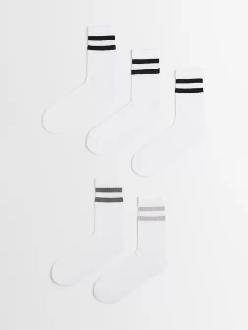 Men Pack of 5 Patterned Socks - image 5