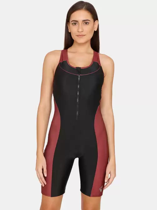 Women Colourblocked Bodysuit - image 5