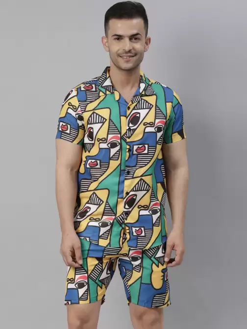 Men Printed Night Suit - image 5