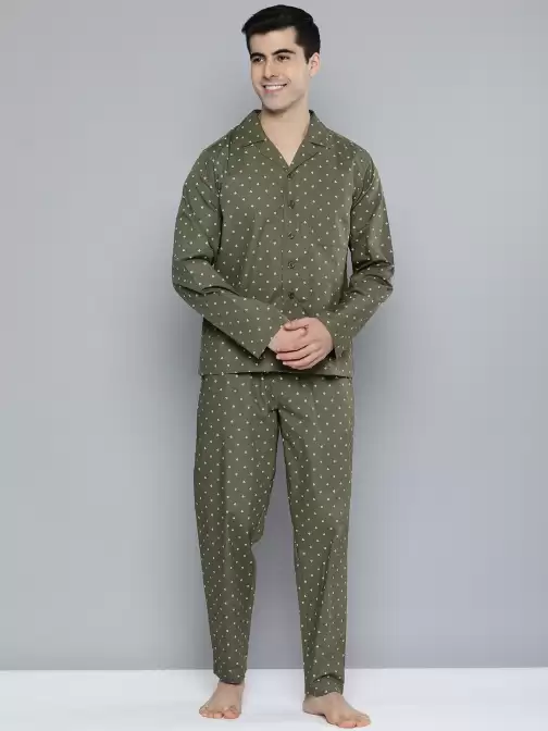 Men Printed Night suit - image 5