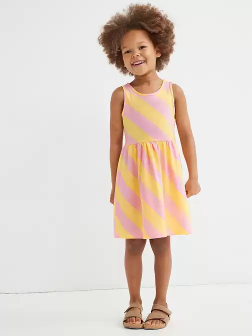 Girls Cotton Jersey Dress - image 5