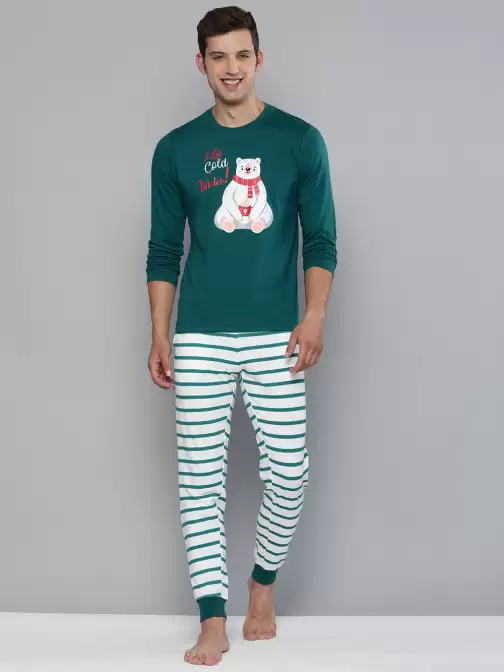 Men Printed Night suit - image 5