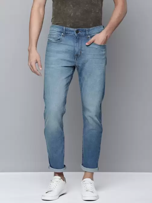 Men Slim Tapered Fit Jeans - image 5