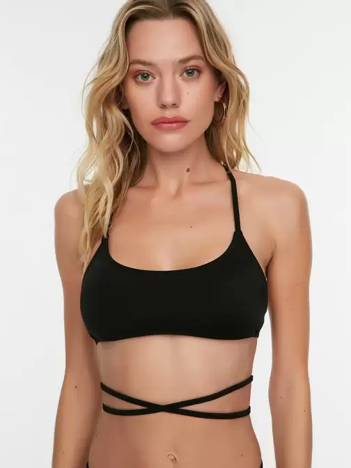 Women Solid Swim Tops - image 5