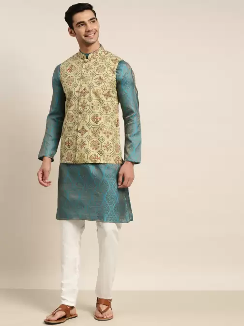Men Kurta with Churidar - image 5