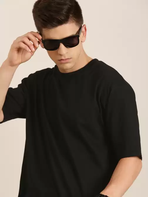 Men Cotton Loose Fit T-shirt - image 5