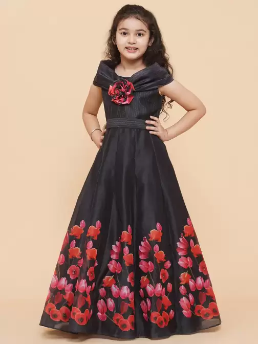 Floral Fit & Flared Maxi Dress - image 5