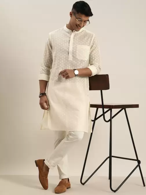 Men Cora Pure Cotton Kurta - image 5