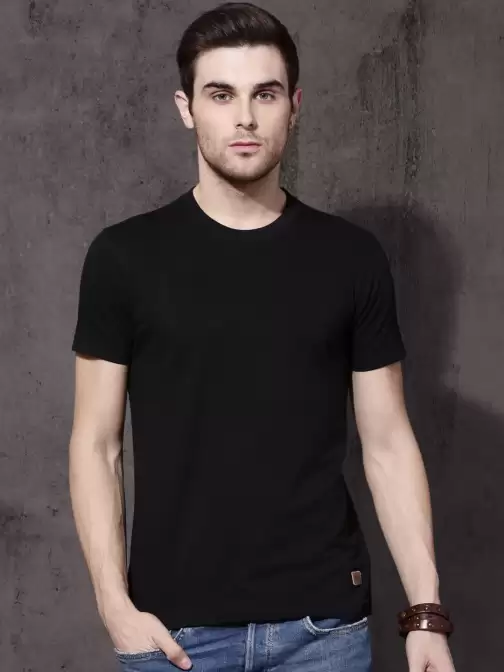 Men Cotton Pure Cotton T-shirt - image 5