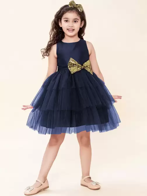 Embellished Net Dress - image 5
