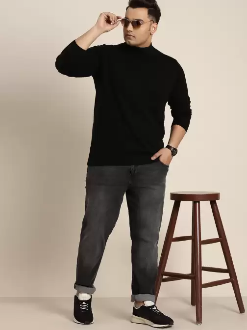 Men Plus Size Tapered Jeans - image 5