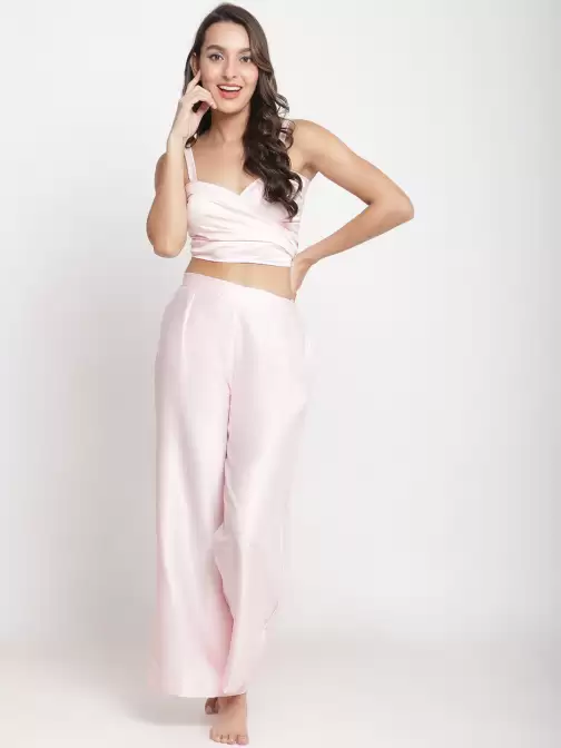 Women Solid Swimwear Set - image 5