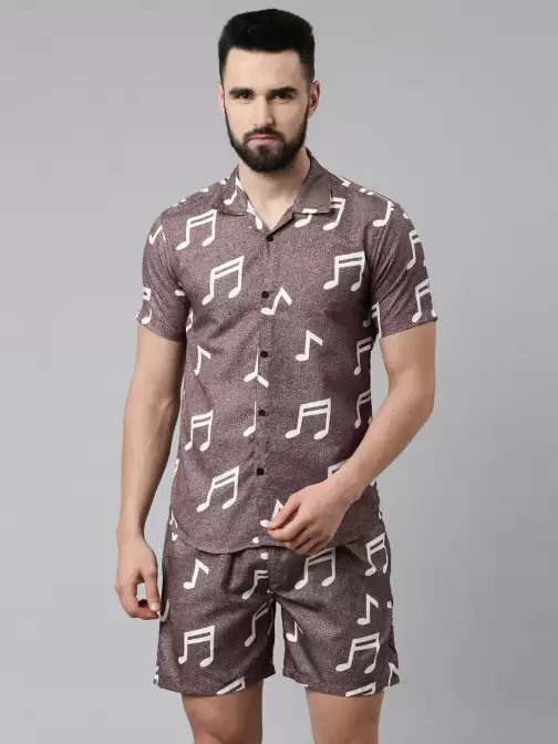 Men Printed Night suit - image 5
