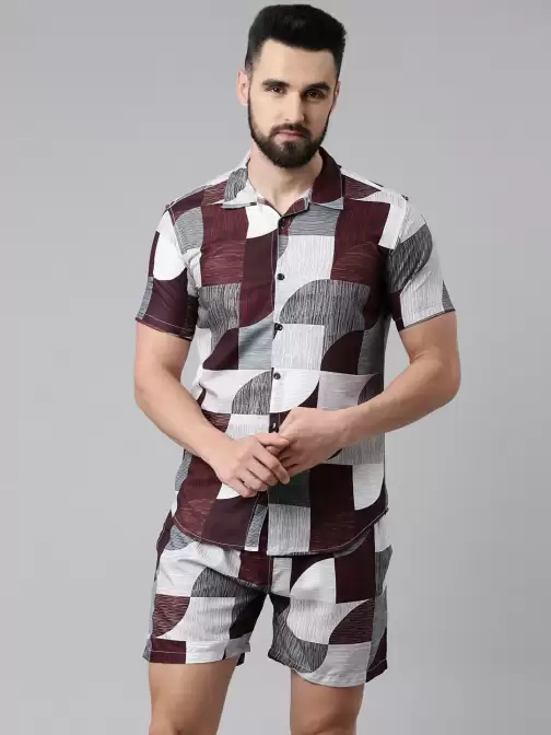 Men Printed Night suit - image 5