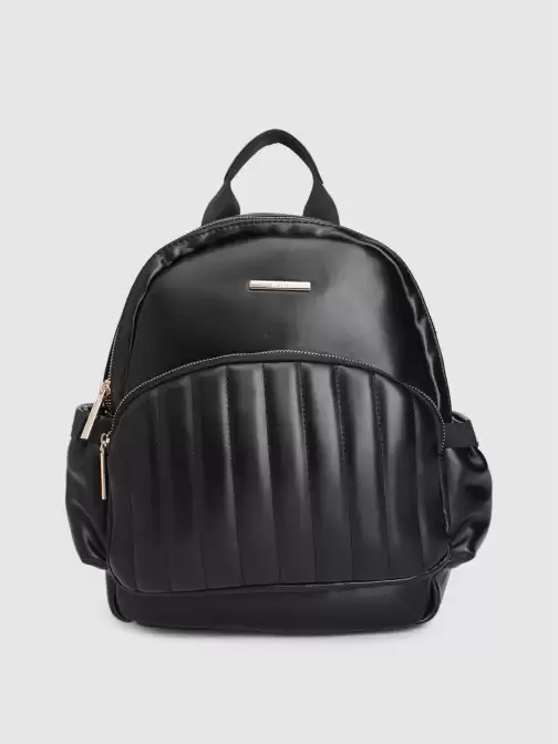 Women Solid Backpack - image 5