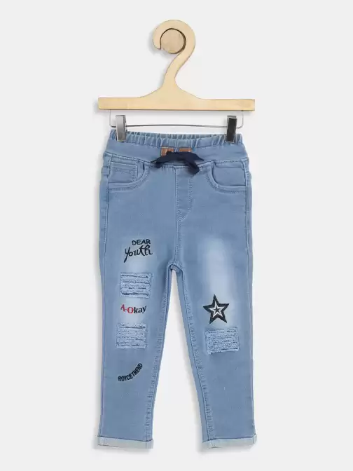 Boys Slim Fit High-Rise Jeans - image 5