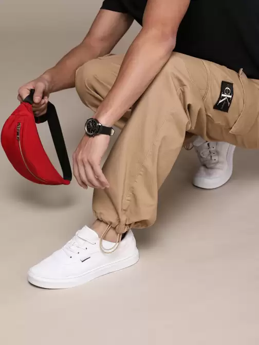 Men Pure Cotton Cargo Trousers - image 5