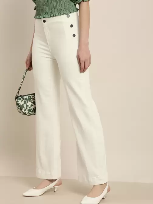 Women Wide Leg Jeans - image 5