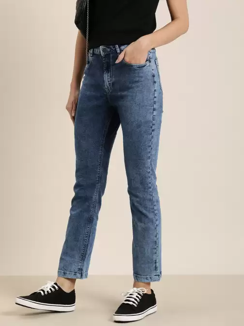 Women Straight Fit Jeans - image 5