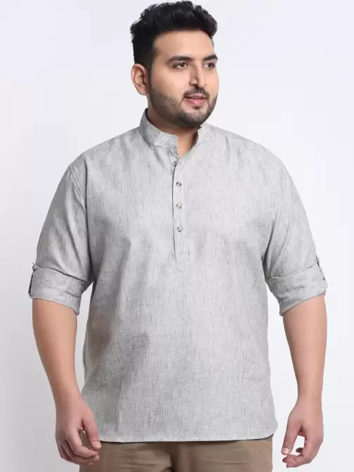 Men Plus size Cotton Kurta - image 5