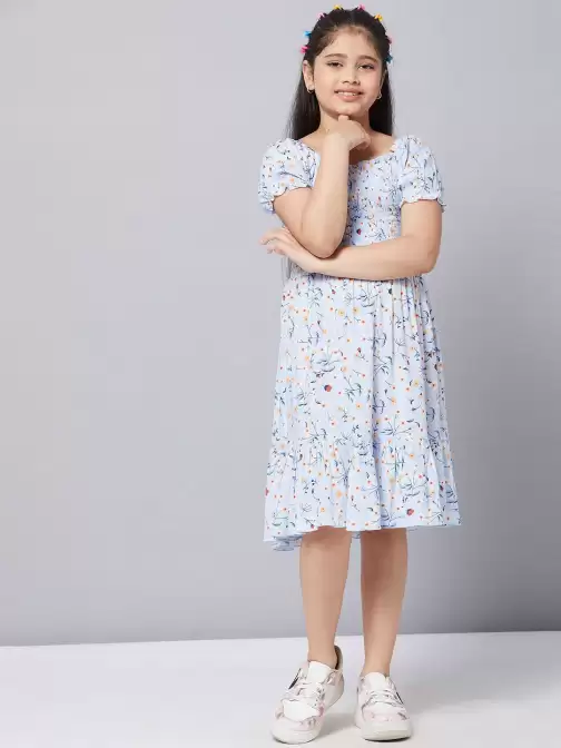 Girls A-Line Pure Cotton Dress - image 5