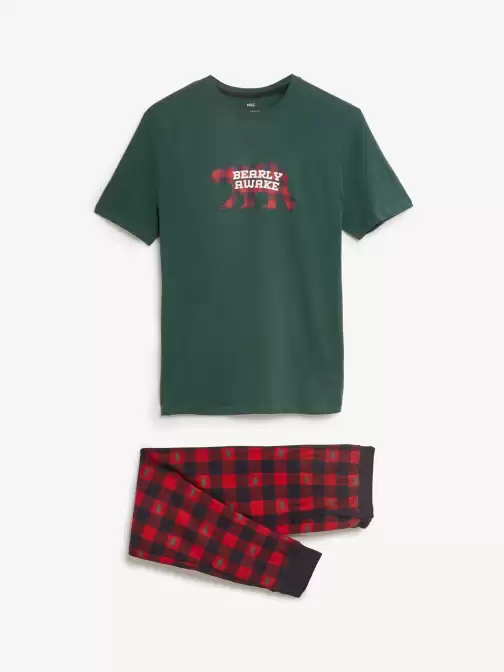 Men Pure Cotton Night suit - image 5