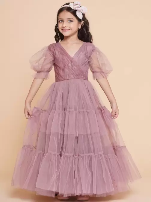 Girls Net Maxi Dress - image 5
