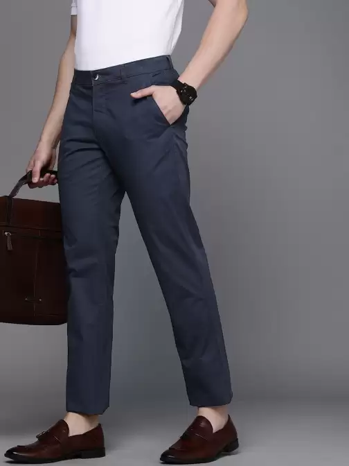 Men Slim Fit Chinos Trousers - image 5