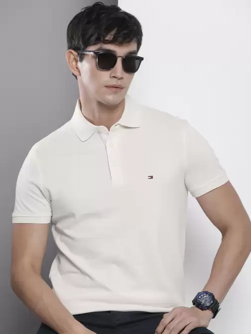 Polo Collar Slim Fit T-shirt - image 5