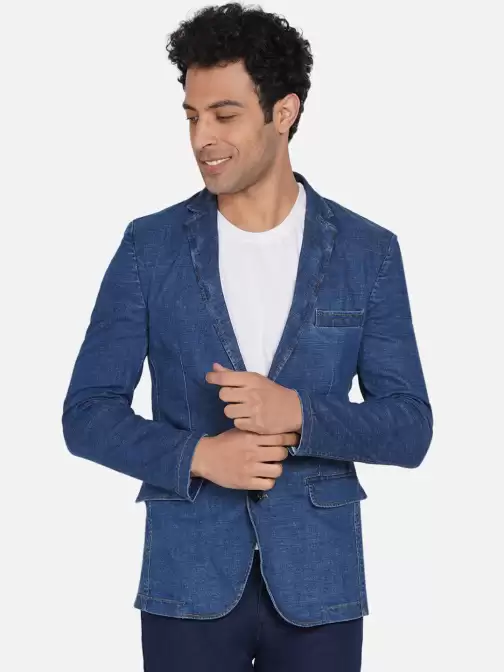Men Single-Breasted Blazer - image 5