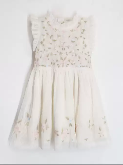 Girls Cotton Fit & Flare Dress - image 5