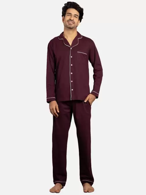 Men Pure Cotton Night suit - image 5