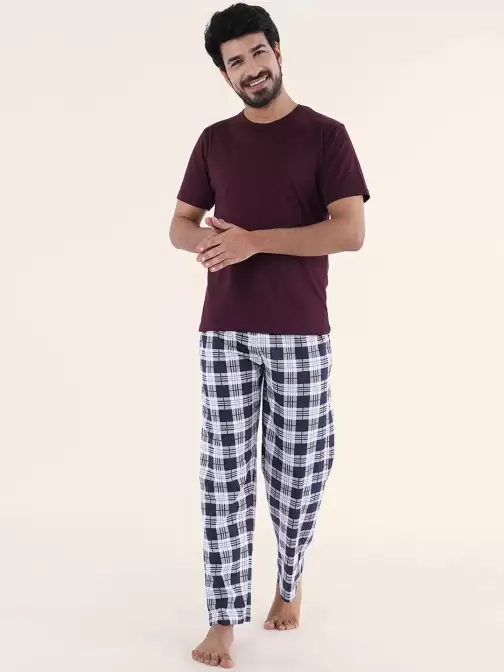 Men Pure Cotton Night suit - image 5