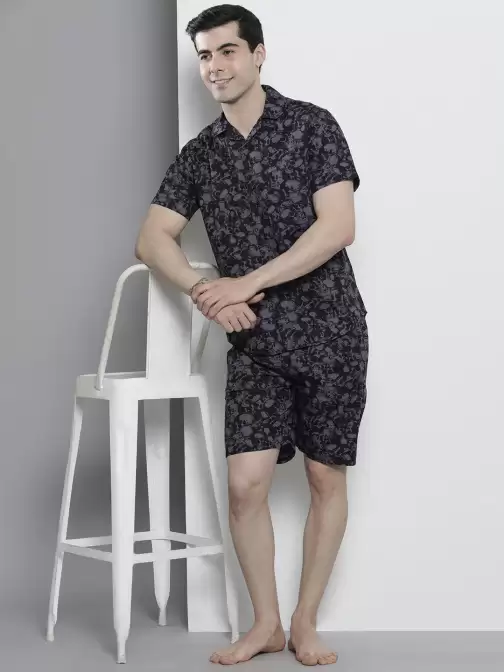 Men Printed Night suit - image 5