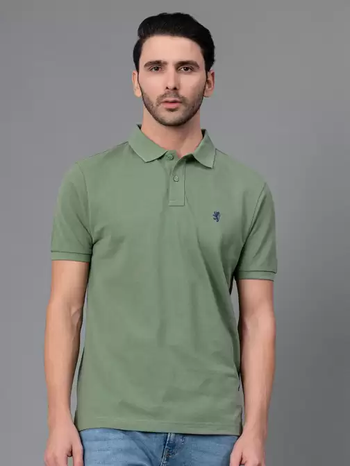 Polo Collar Cotton T-shirt - image 5