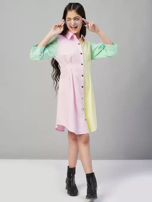 Puffed Sleeve Cotton Dress - image 5