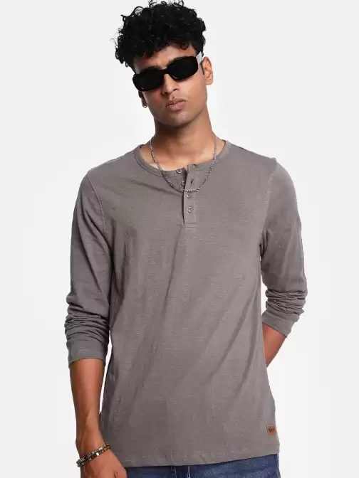 Pure Cotton Solid T-shirt - image 5