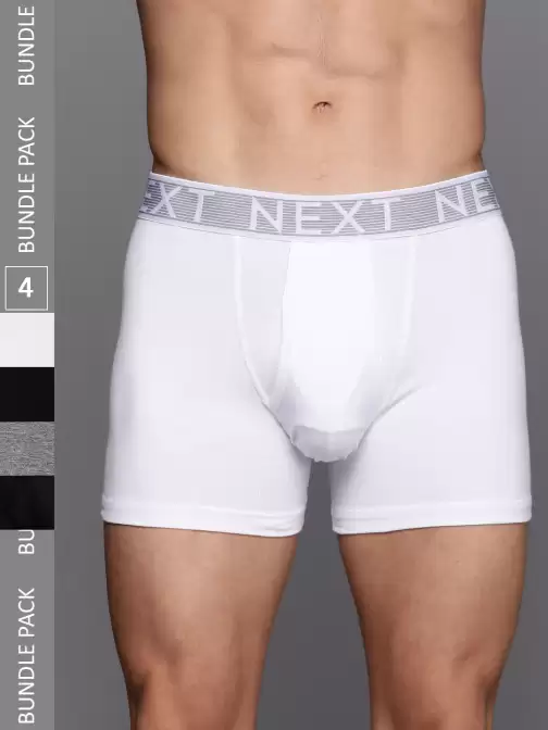 Men Pack Of 4 Mid-Rise Trunks - image 5