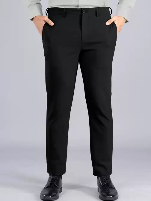 Men Slim Fit Formal Trousers - image 5